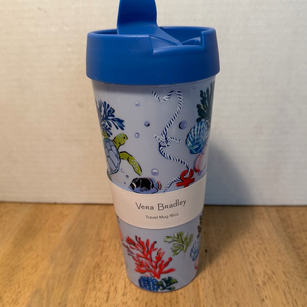 NWT Vera Bradley 16oz thermal tumbler in Anchors Aweigh